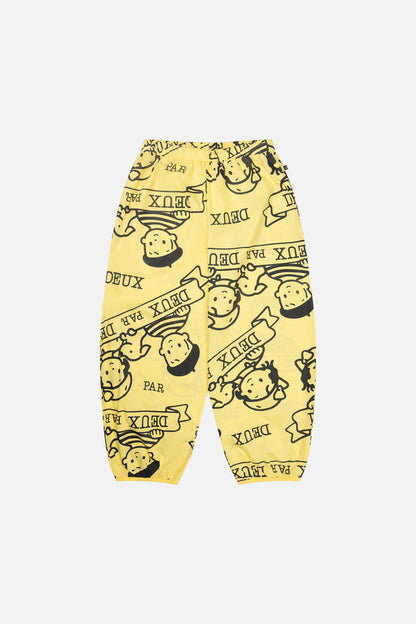 40th Anniversary Adult Printed Poplin Pant Honey Yellow-3