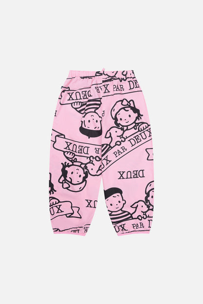 40Th Anniversary Printed Poplin Pant Soft Pink-0