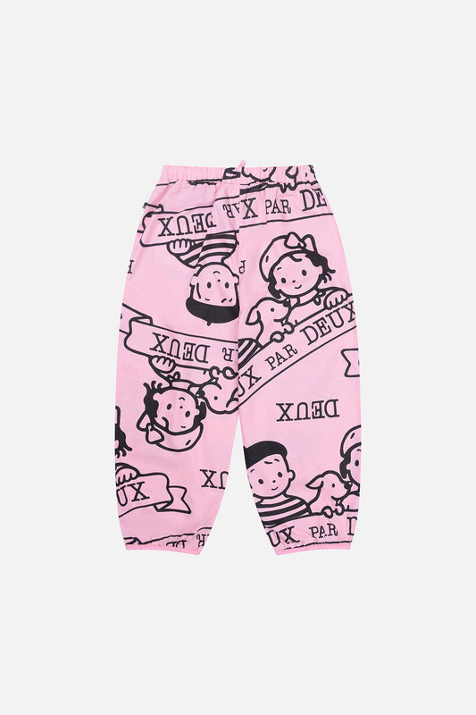 40Th Anniversary Printed Poplin Pant Soft Pink-0