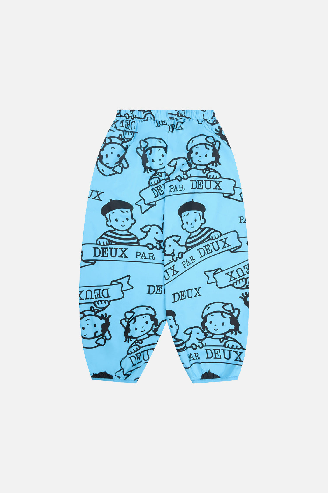 40th Anniversary Adult Printed Poplin Pant Sky Blue-2