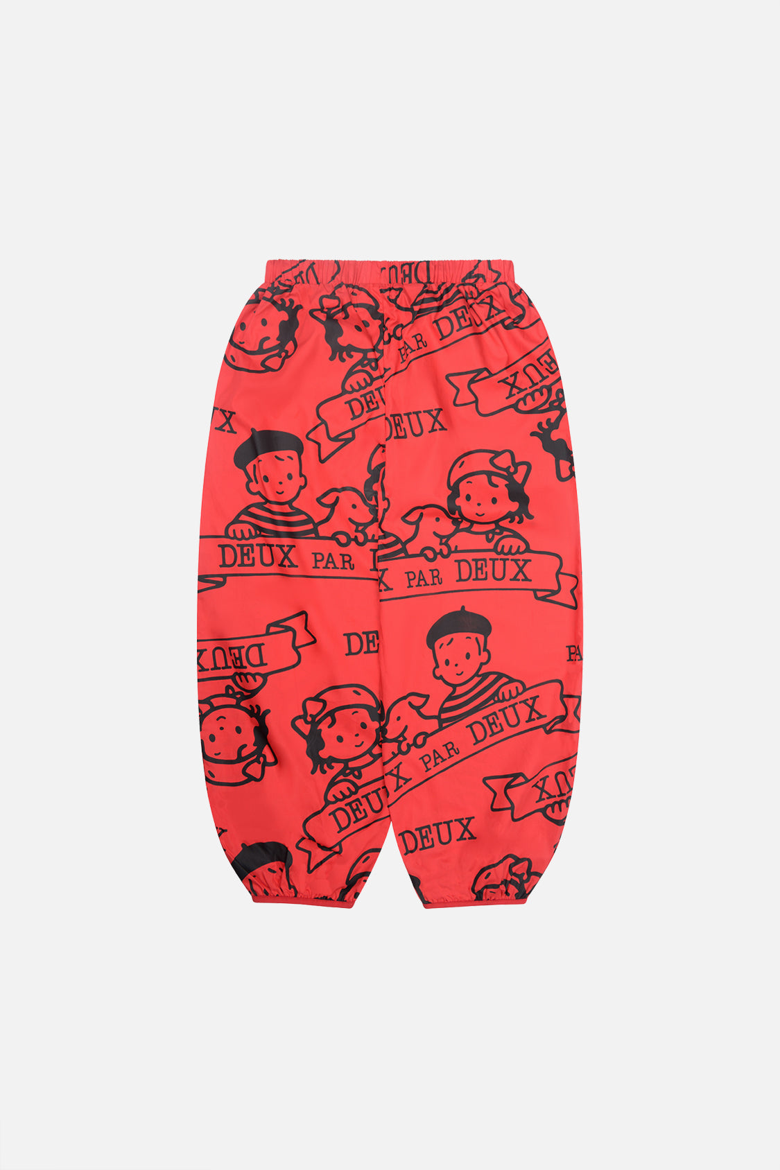 40th Anniversary Adult Printed Poplin Pant Poppy Red-2