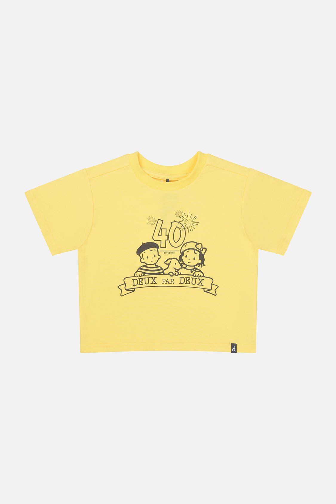 40Th Anniversary Graphic T-Shirt Honey Yellow-0