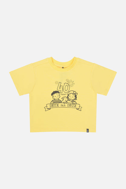 40Th Anniversary Graphic T-Shirt Honey Yellow-0