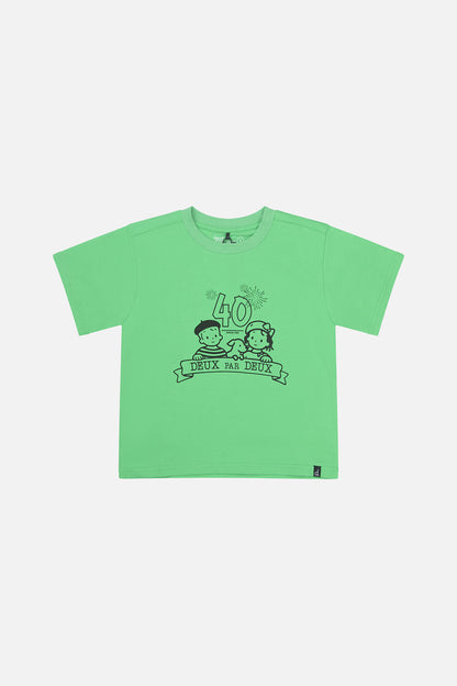 40Th Anniversary Graphic T-Shirt Green-0
