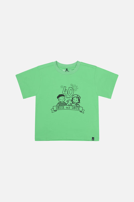 40Th Anniversary Graphic T-Shirt Green-0