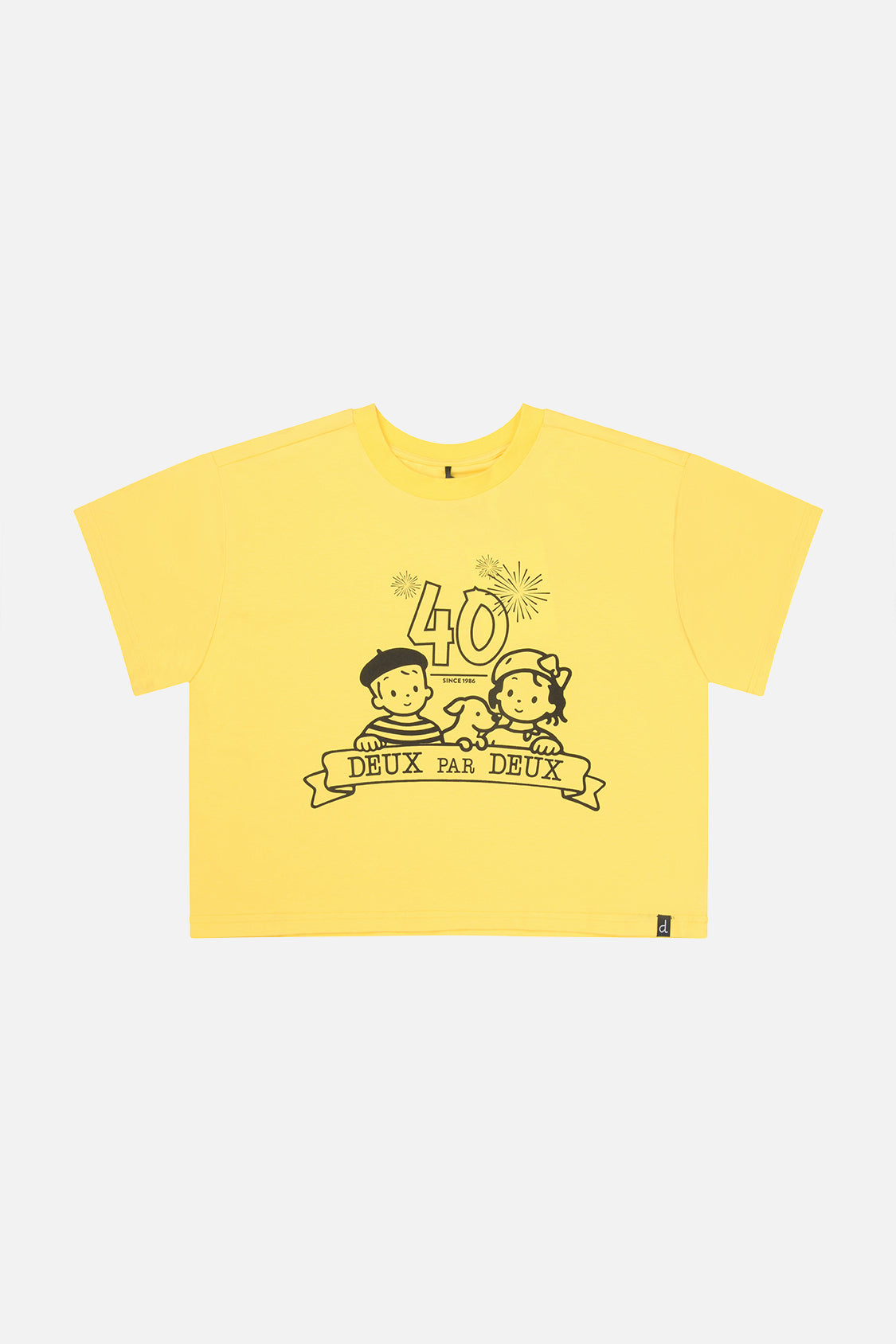 Adult 40Th Anniversary Graphic T-Shirt Honey Yellow-0