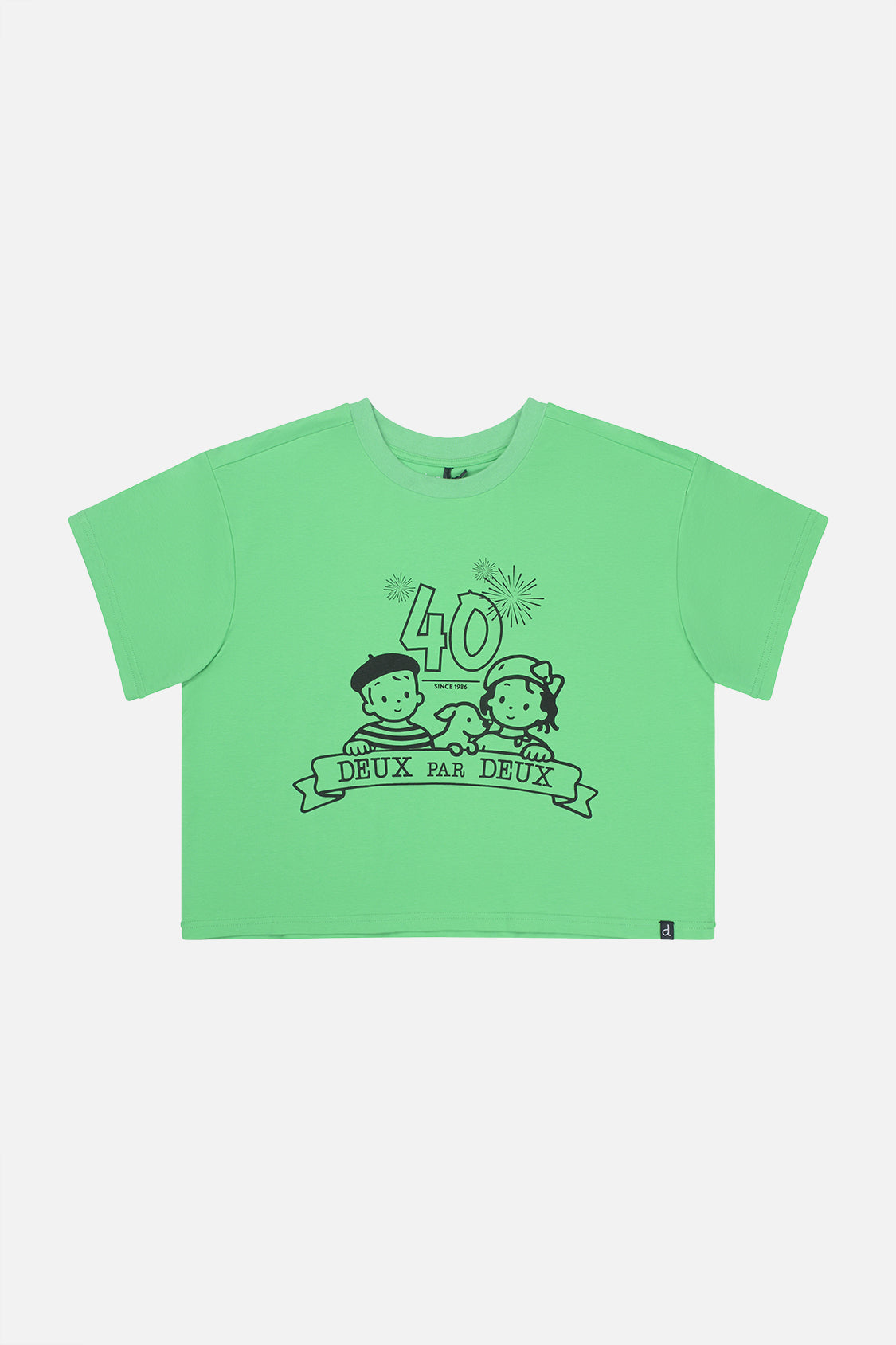 Adult 40Th Anniversary Graphic T-Shirt Green-0