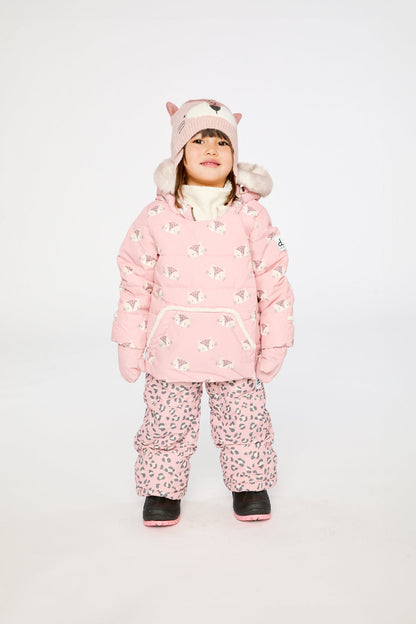Baby Two Piece Snowsuit Rose Leopard Print-3