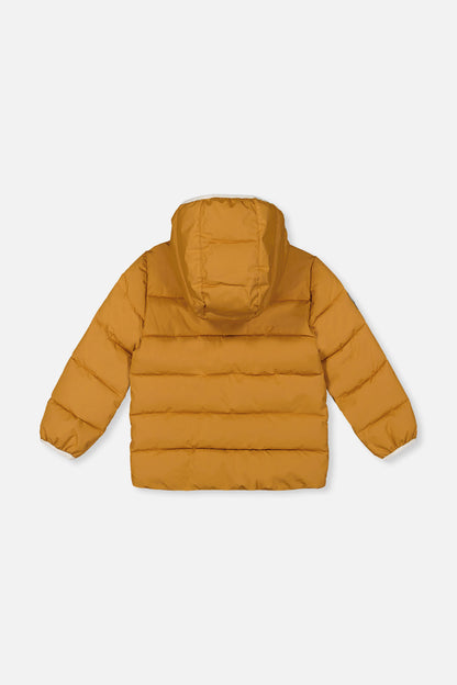 Winter Jacket Adapted For Car Seats Brown Sugar-4