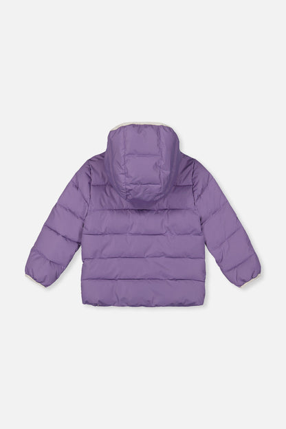 Winter Jacket Adapted For Car Seats Violet-4