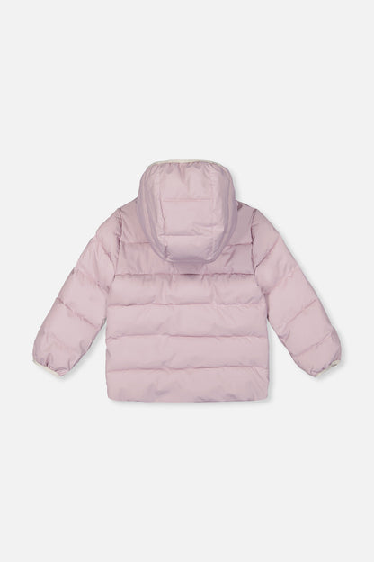 Winter Jacket Adapted For Car Seats Lavender-4