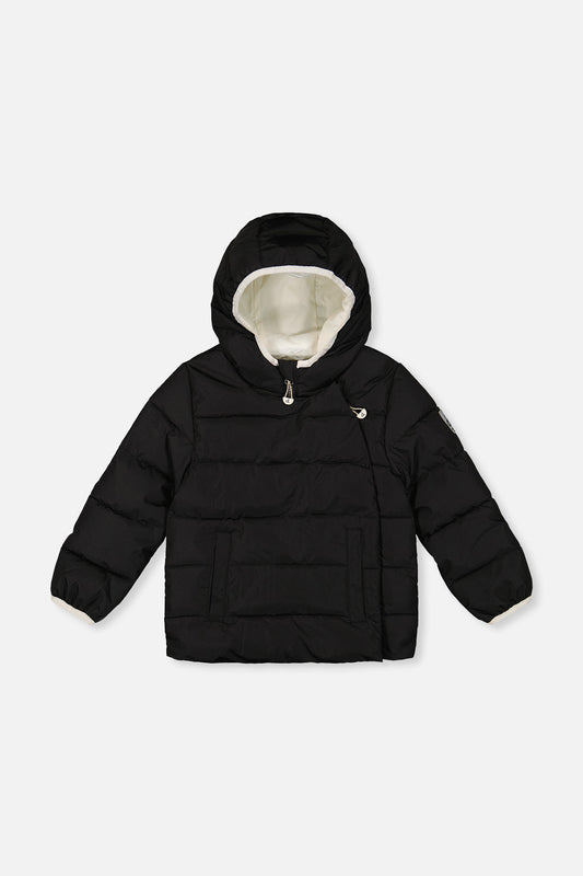 Winter Jacket Adapted For Car Seats Black-0