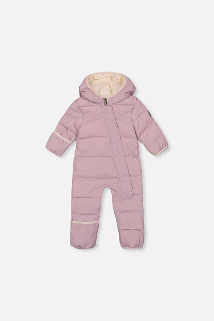 Baby Cloud One Piece Snowsuit Adapted For Car Seats Lavender-0