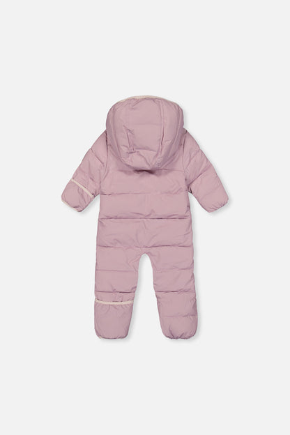 Baby Cloud One Piece Snowsuit Adapted For Car Seats Lavender-3