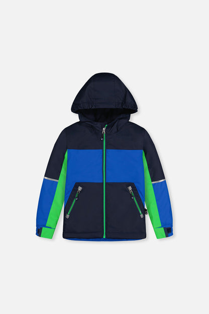 Light Weight Two Piece Chill Snowsuit Royal Blue And Green-2