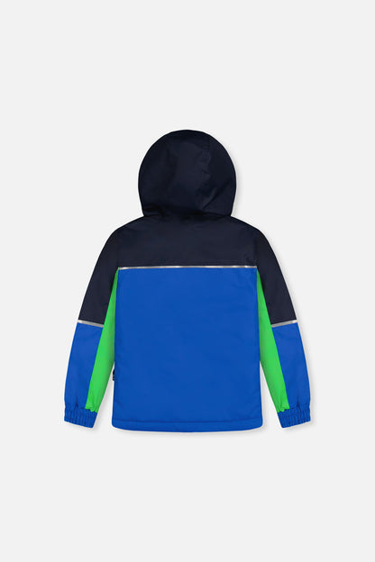 Light Weight Two Piece Chill Snowsuit Royal Blue And Green-4