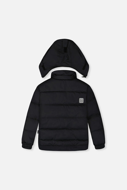 Two Piece Play Snowsuit Black With Black Pants-2