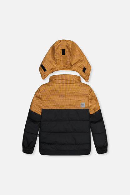 Two Piece Play Snowsuit Brown And Black With Brown Pants-2