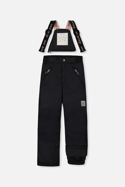 Two Piece Play Snowsuit Black-4