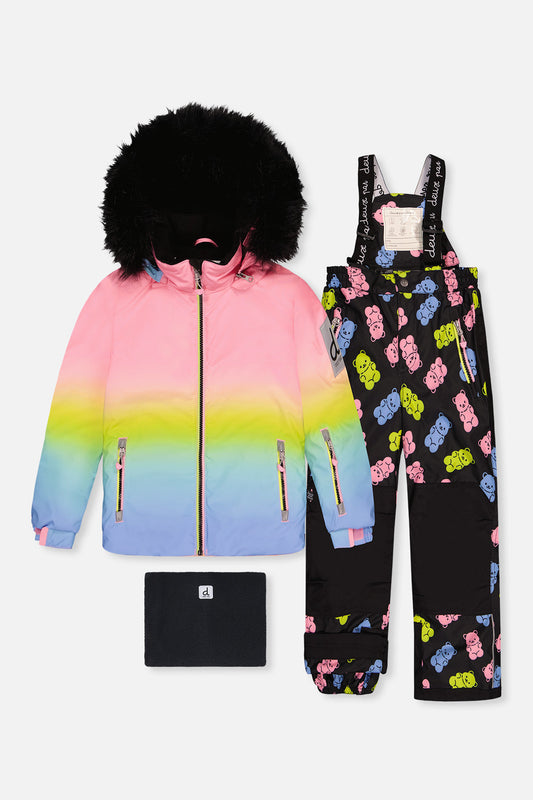 Two Piece Play Snowsuit Multicolor Gradient-0