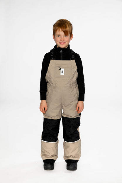 Play Overall Snow Bib Taupe-1