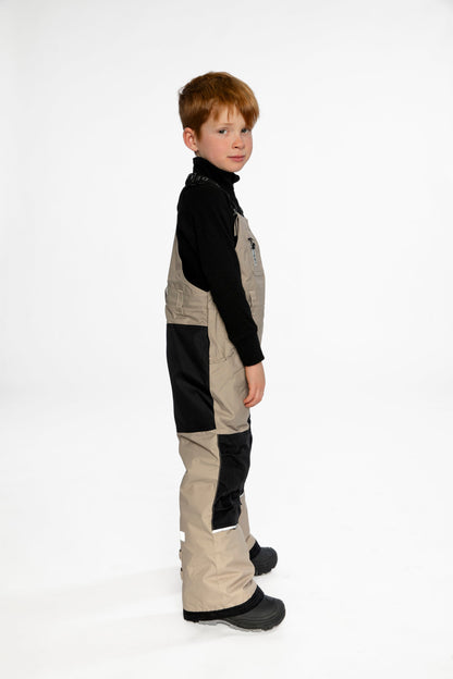 Play Overall Snow Bib Taupe-2