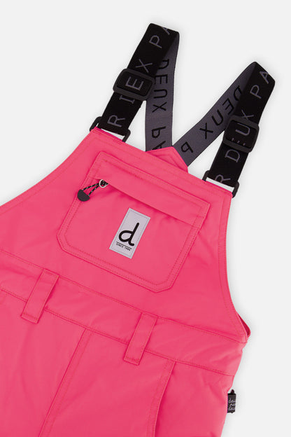 Play Overall Snow Bib Bright Pink-4