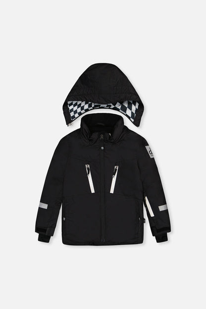 Two Piece Teknik Snowsuit Black And White-4