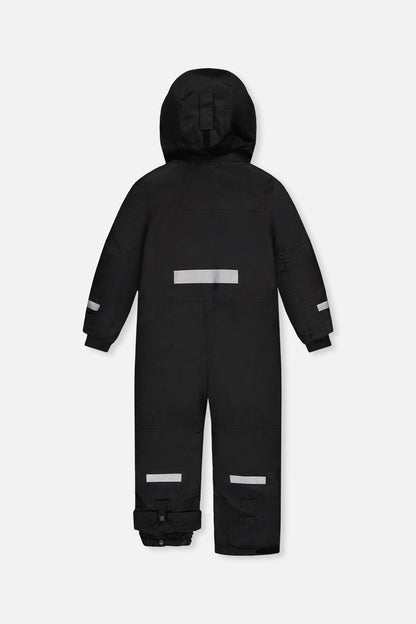 Kids One Piece Teknik Snowsuit Black-4