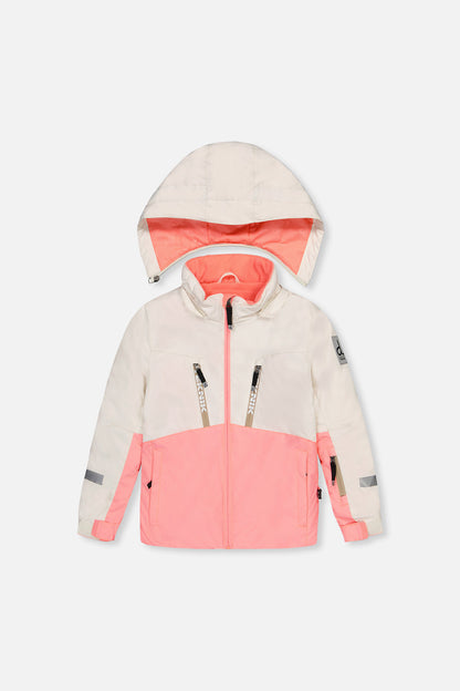 Two Piece Teknik Snowsuit Off-White And Pink-4