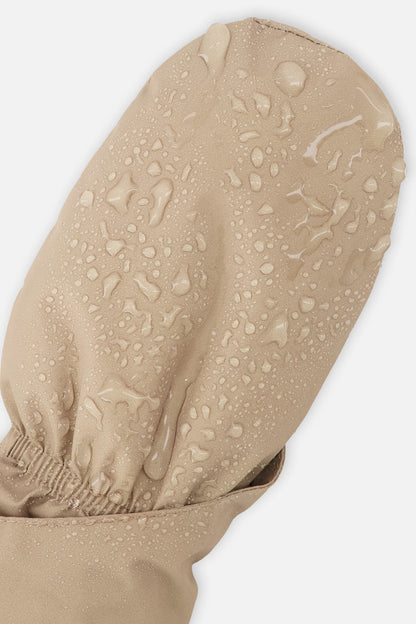 Lined Baby Mittens Taupe-2