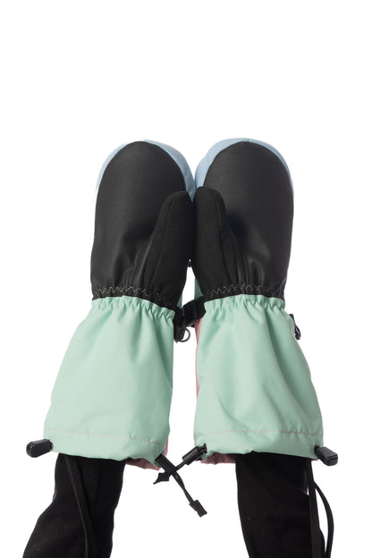 Winter Mittens Teknik Mint Green-2