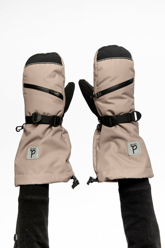 Teknik Winter Mittens Taupe-1