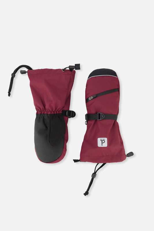 Teknik Winter Mittens Burgundy-0