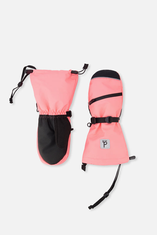 Teknik Winter Mittens Neon Coral-0