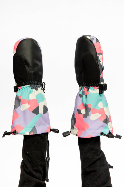 Teknik Winter Mittens Coral Camouflage-2