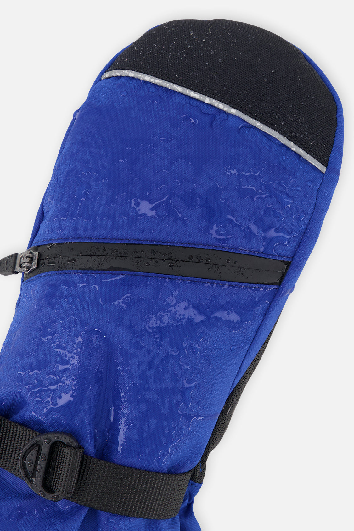 Teknik Winter Mittens Blue With Black Stripes-3