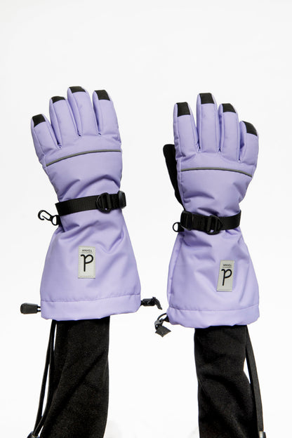 Teknik Winter Gloves Violet-1