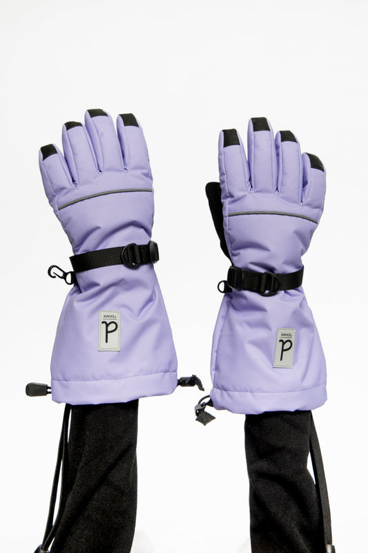 Teknik Winter Gloves Violet-1