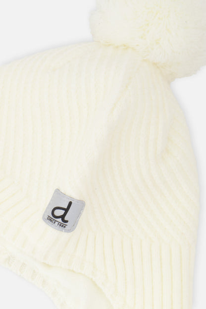 Winter Peruvian Knit Hat With Pompom Off-White-3