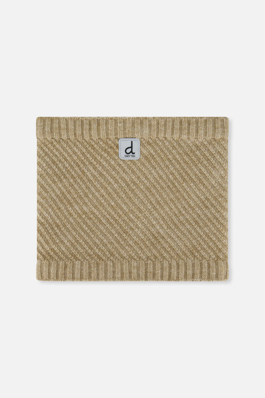 Winter Knit Neckwarmer Taupe-0