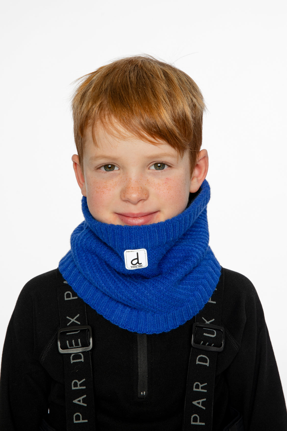 Winter Knit Neckwarmer Royal Blue-1