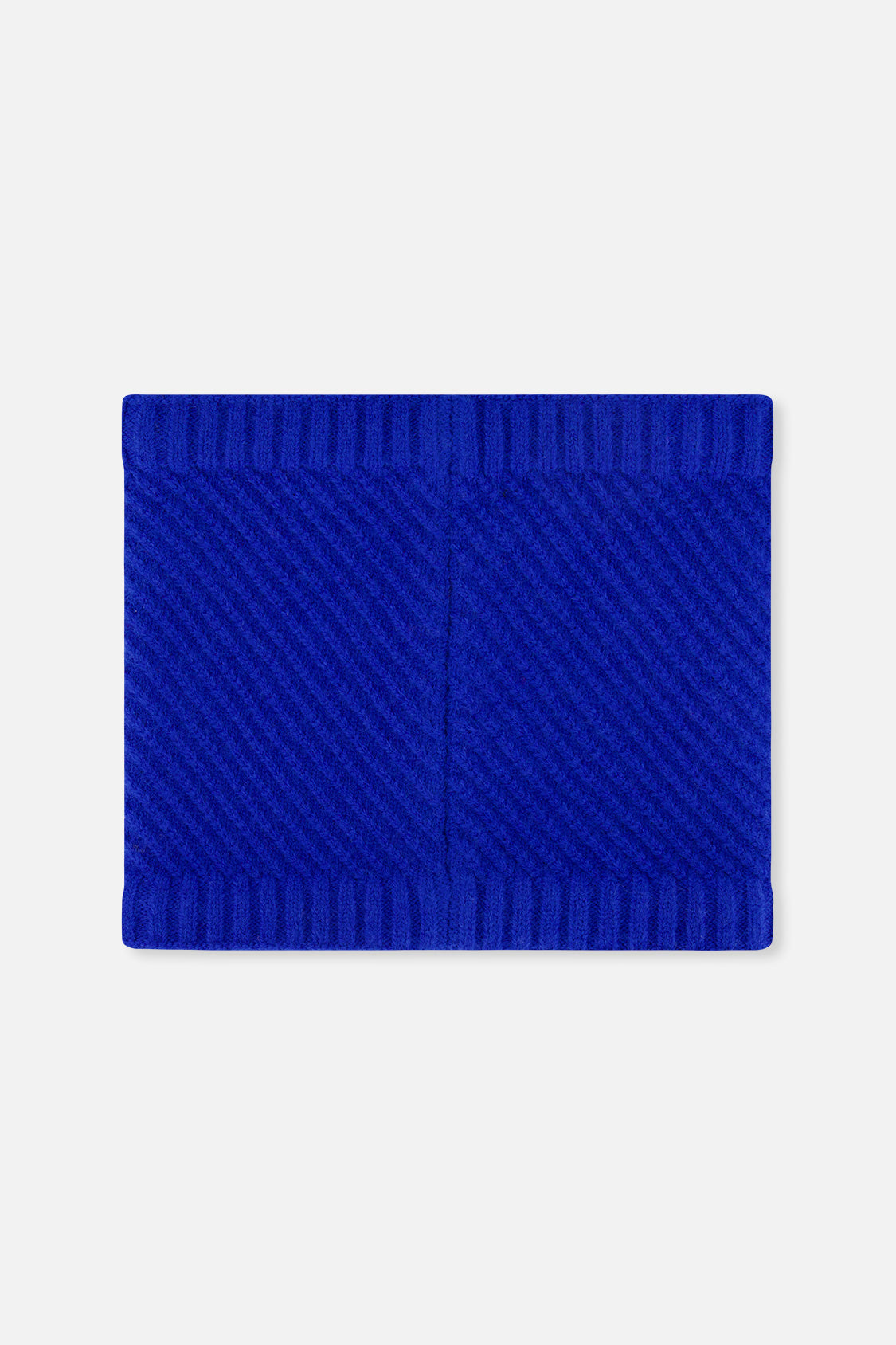Winter Knit Neckwarmer Royal Blue-2