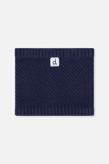 Winter Knit Neckwarmer Navy Blue-0