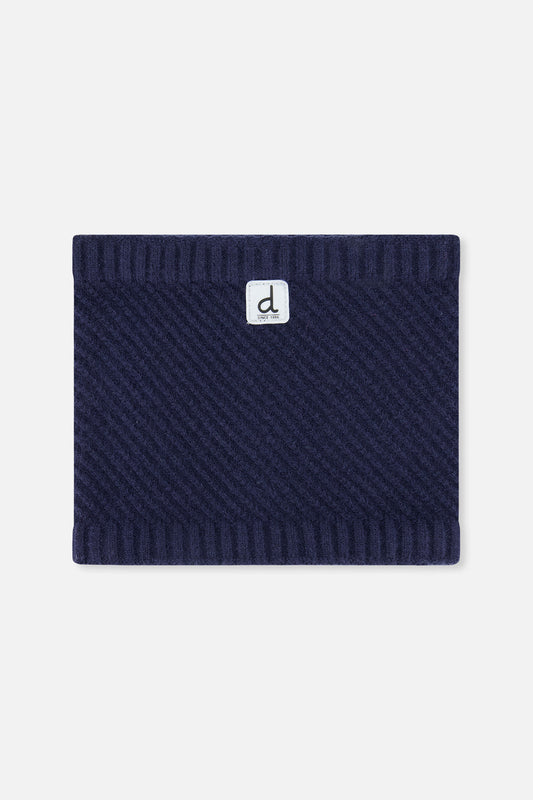 Winter Knit Neckwarmer Navy Blue-0