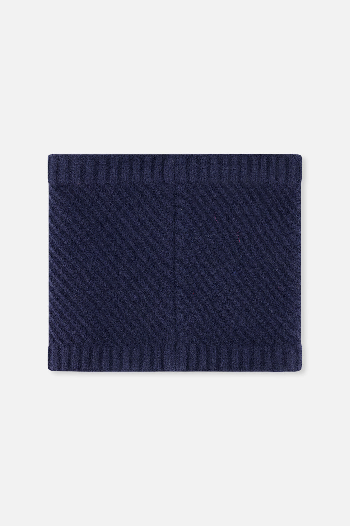 Winter Knit Neckwarmer Navy Blue-2