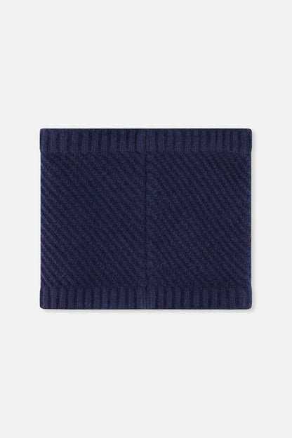 Winter Knit Neckwarmer Navy Blue-2