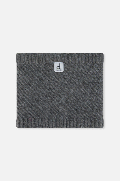 Winter Knit Neckwarmer Cool Dark Grey-0