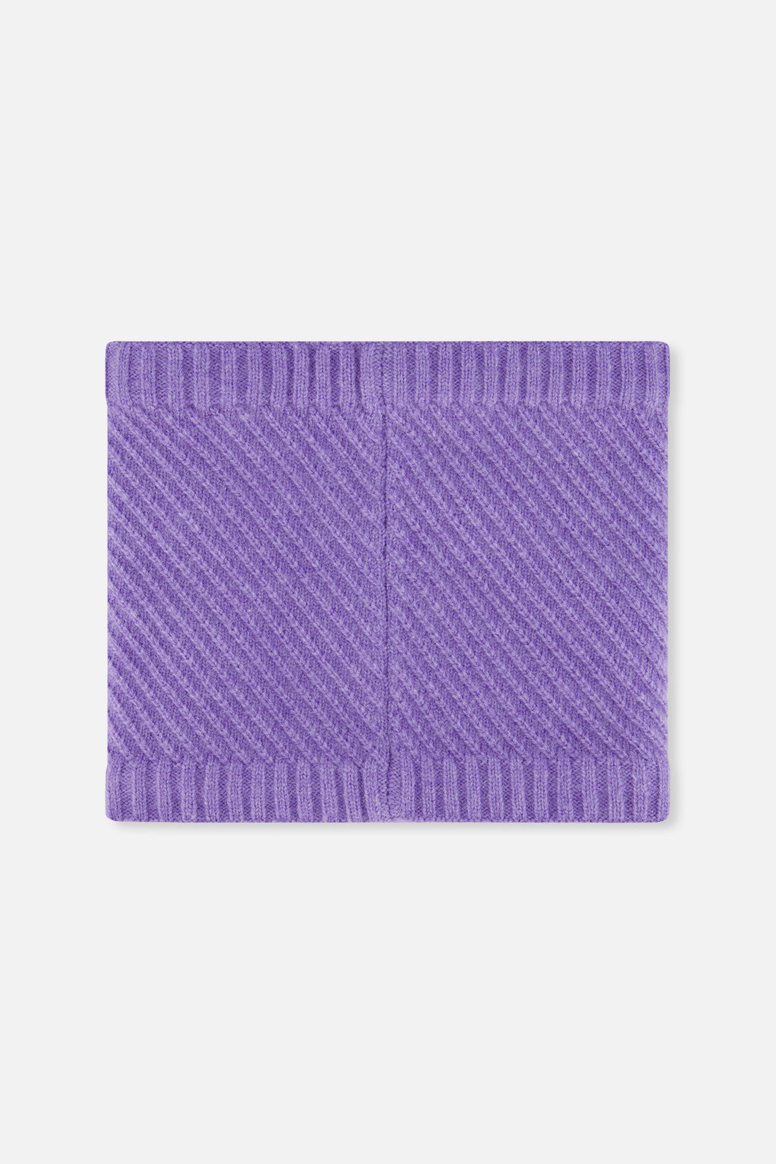Winter Knit Neckwarmer Violet-2