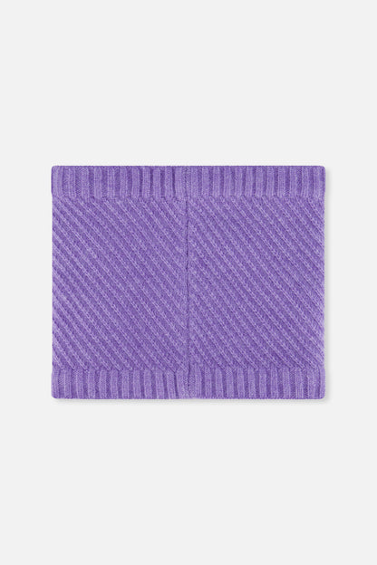 Winter Knit Neckwarmer Violet-2